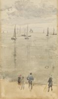Violet [note?]the Return of The Fishing Boats by James Abbott McNeill Whistler